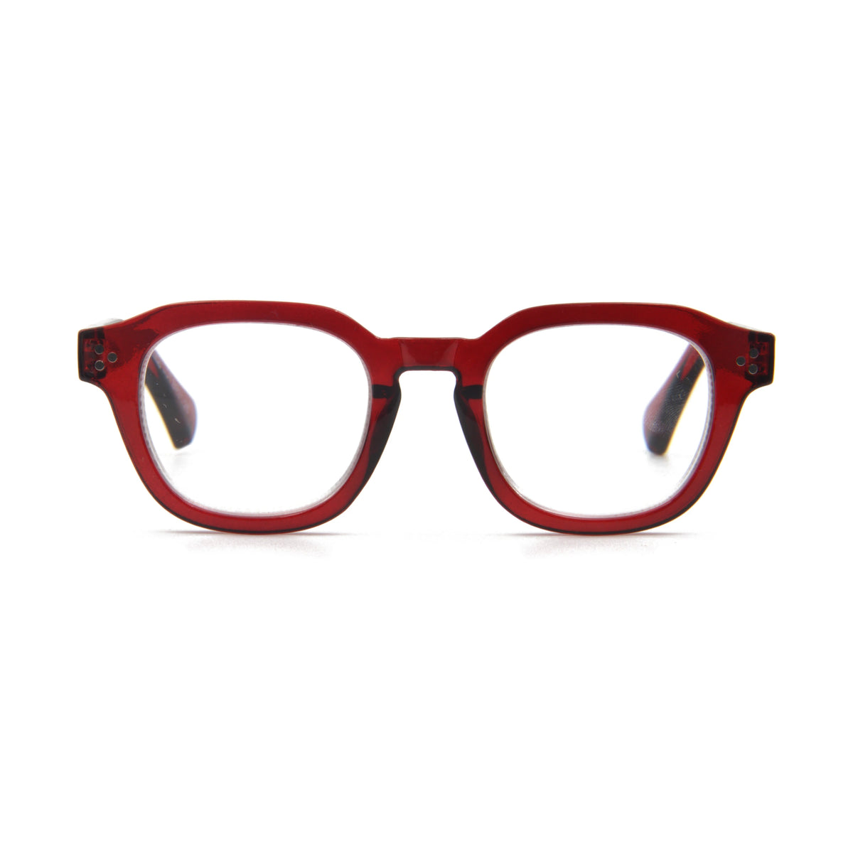 Loupes de lecture Quito BELOOP rouge, vue de face