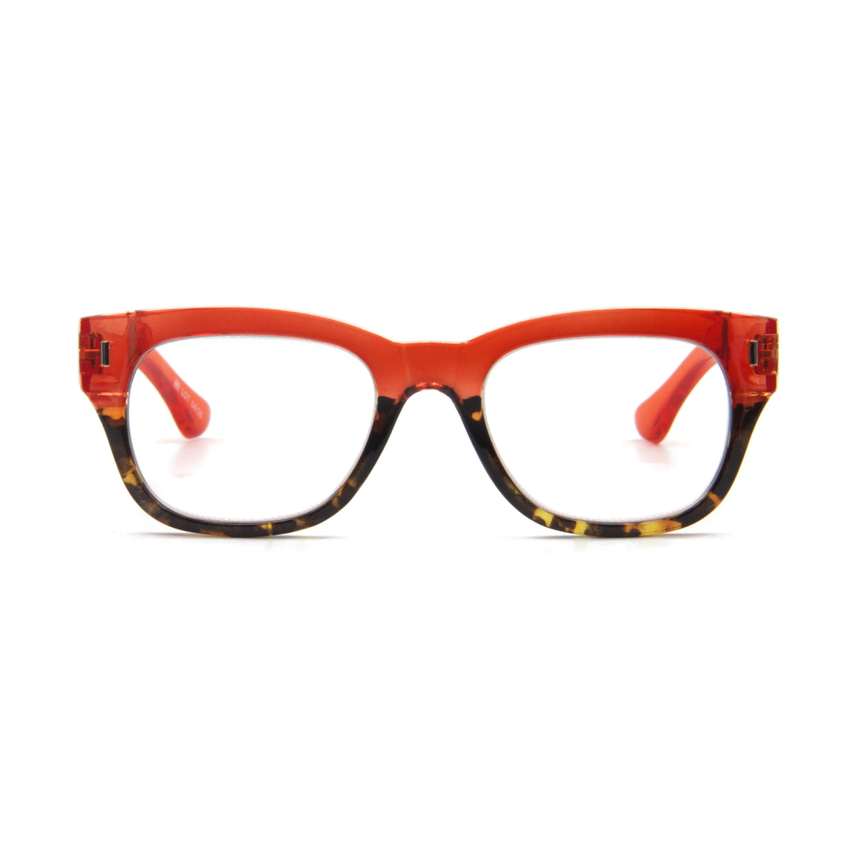 Loupes de lecture Rivoli BELOOP rouge, vue de face